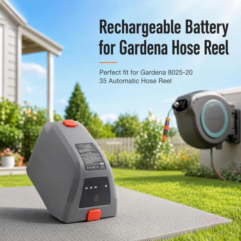 Gardena Hose Comfort - Аккумуляторная литий-ионная батарея 008A231, совместимая с