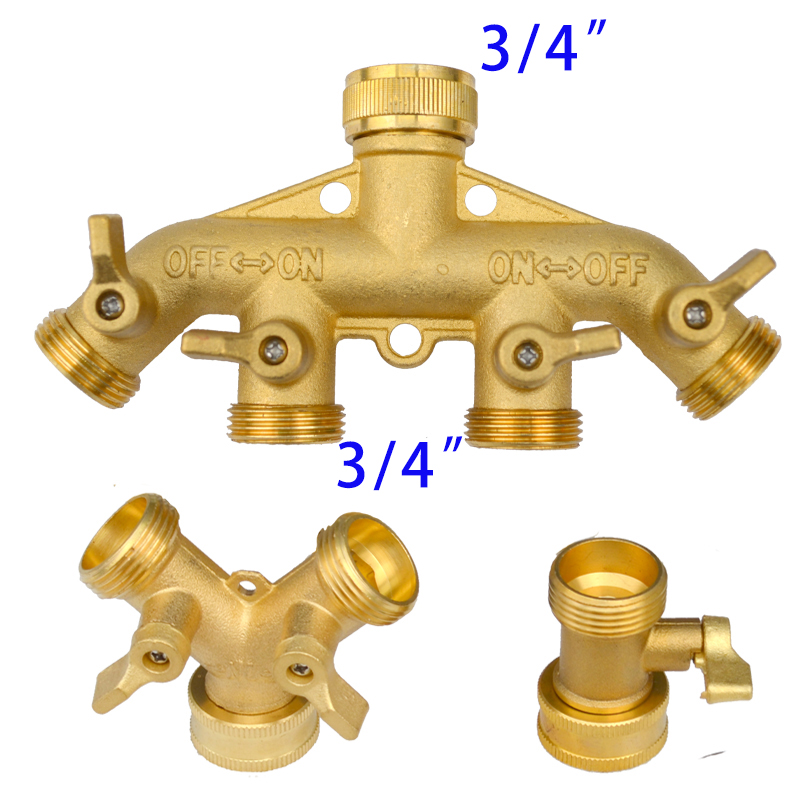 Сверхмощный латунный 1-2-4-ход – обзор и цена Gardena Hose Comfort