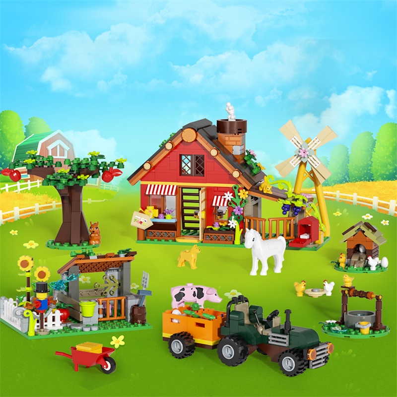 649 шт. креативные ветряные ме – обзор и цена Agriculture Farming For Kids