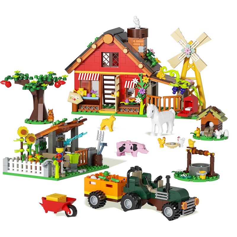 649 шт. креативные ветряные ме – обзор и цена Agriculture Farming For Kids