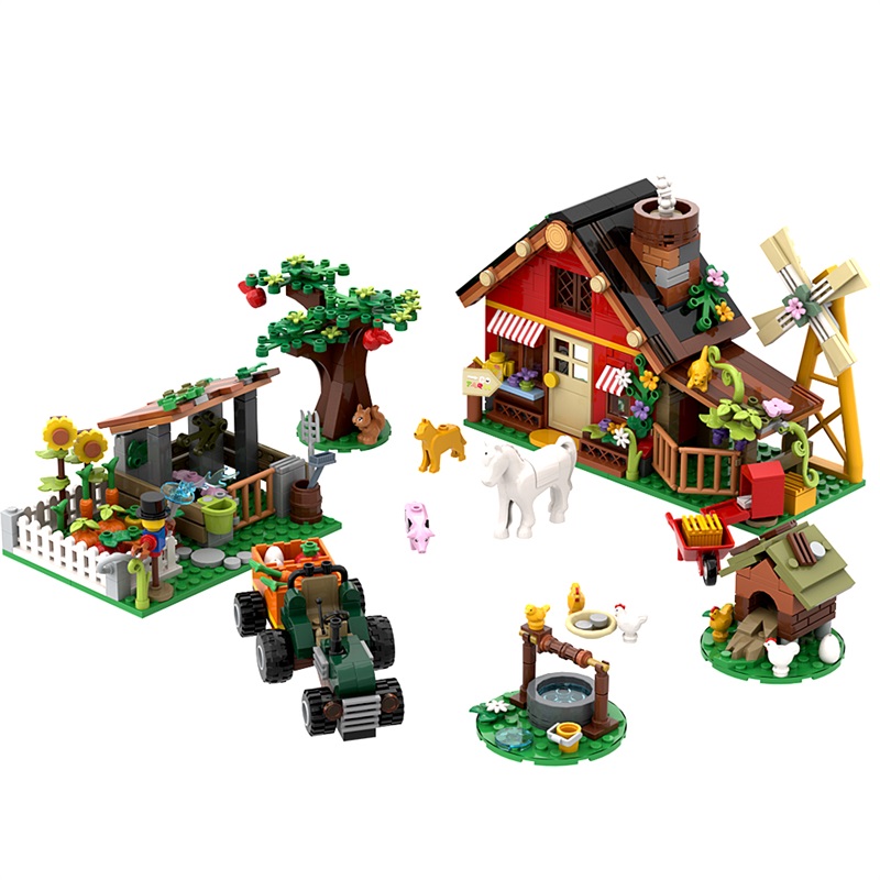 649 шт. креативные ветряные ме – обзор и цена Agriculture Farming For Kids
